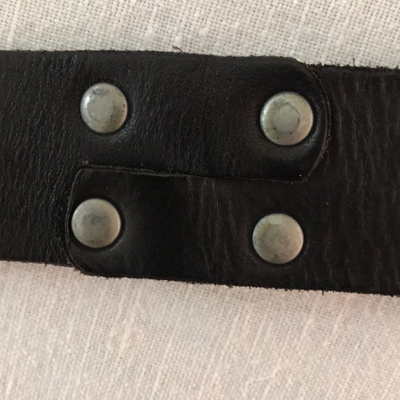 Linea Pelle Genuine Leather Brown Belt Size S - Picture 3 of 7